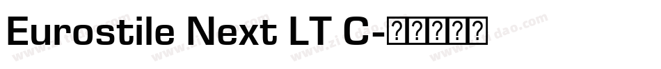 Eurostile Next LT C字体转换